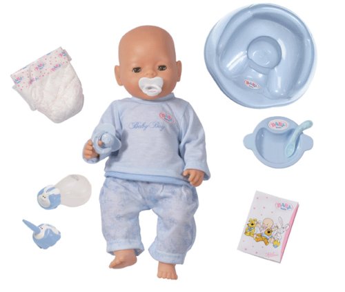Zapf Creation Baby Born Magic Eyes Boy Doll- White