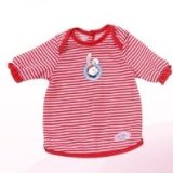 Baby Born Night Time Set Red and White Striped Dress