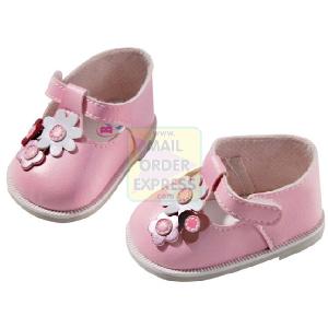 Zapf Creation BABY born Shoes Pink With Flowers