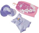 Zapf Creation BABY born Surf Board Pink and Lilac Outfit