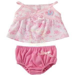 Zapf Creation BABY born White and Pink 2 Piece Underwear Set