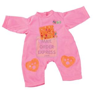 Zapf Creation CHOU CHOU 48cm Pink Romper With Yellow Hearts