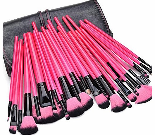 Zeagoo 32 PCS Make Up Brushes Set Professional Cosmetic Makeup Brush With Holder Bag