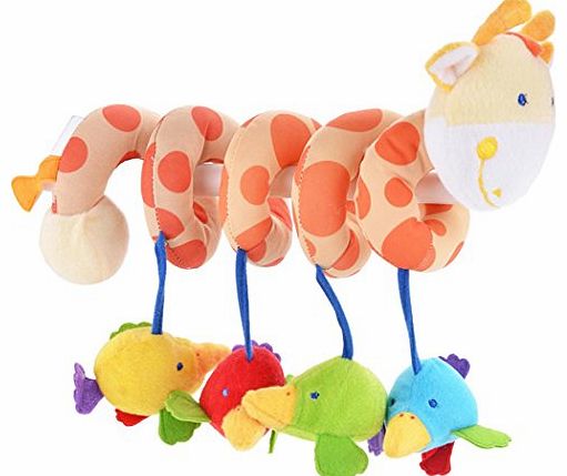 Zeagoo Baby Cute Music Multifunction Toy Kid Crib Round the Bed Hanging Bird animal Toys