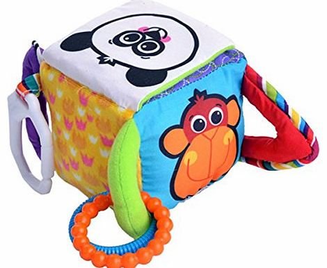 Lovely Kid Multifunctional Little Bear Clutch Cube Hang Bell Baby Ratt