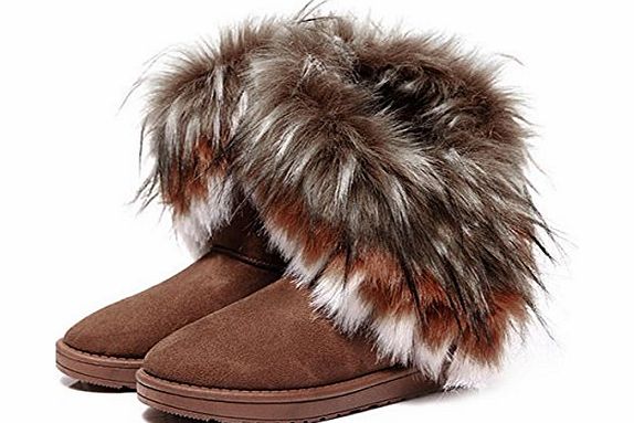 Zeagoo New Autumn Winter Women Snow Boots Ankle Boots Warm Fur Shoes