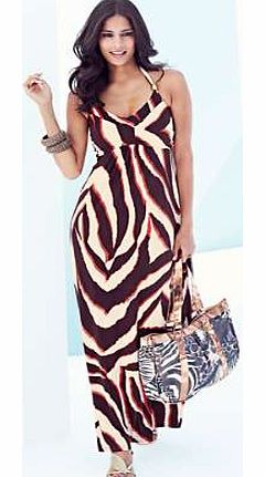 Zebra Print Beach to Bar Dress
