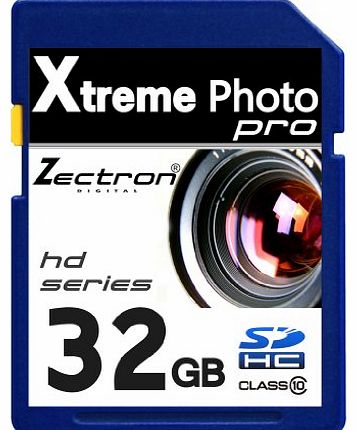 Zectron Digital NEW 32GB SD SDHC Class 10 MEMORY CARD CLASS 10 FOR Toshiba Camileo S20 CAMCORDER