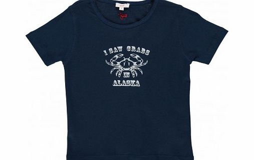 Zef Crabs In Alaska T-shirt Indigo blue `2 years,4