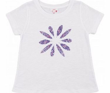 Zef Feathers T-shirt White `4 years