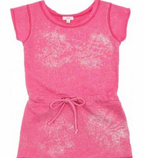 Zef Folk Faded Flannel T-shirt Dress Pink `6 years