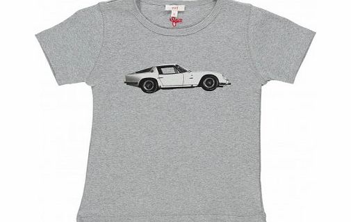 Zef Zagato car T-shirt Grey `2 years,4 years,6