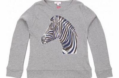 Zef Zebra T-shirt Light grey `8 years