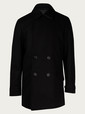zegna coats black