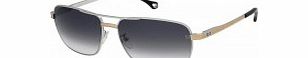 Zegna Mens SZ3281-544 Palladium Smoke Sunglasses