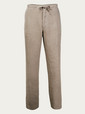 zegna trousers taupe