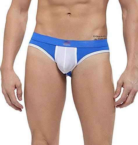 Zehui Mens Sexy Open Back Jockstrap Briefs Underwear Nylon Underpants (LM)