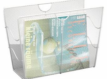 Zeller 17718 Mesh Newspaper Rack 39 x 17.5 x 27 cm