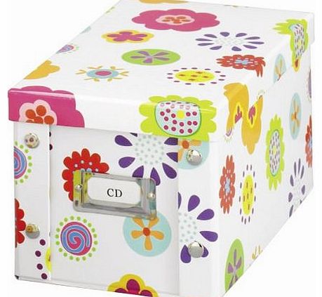 Zeller 17850 CD Storage Box Cardboard 16.5 x 28 x 15 cm Kids