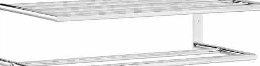 Zeller 18422 Wall-Mounted Towel Rail 51 x 24 x 18 Chrome