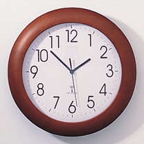 radio-controlled wall clock