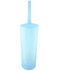 ZHEJIANG SHENGLI PLASTIC CO LTD Frosted Toilet Brush Holder With Lid