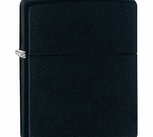 Zippo 218 Windproof lighter without logo, Black Matte, Regular