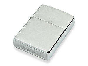 zippo Brushed Chrome Petrol Lighter 012645