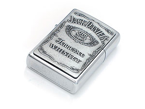 Jack Daniels Logo Pewter Lighter 012677