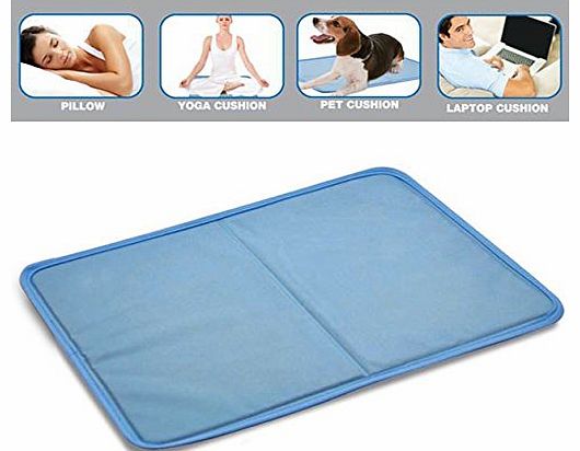 zizzi New Cold Cooling Pillow Chilled Laptop Gel mat Pad Bed Cushion Sleeping Aid Shopmonk
