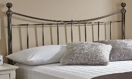 ZOE Metal Headboard - Black Nickel