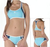 Zoggs adidas Womens Inspire Bikini Zenith/Lake Blue