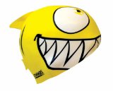 zoggs Childrens Swimming Hat Yellow Shark
