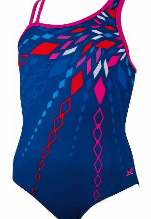 Zoggs Girls Diamond Diva Crossback Swimsuit SS15