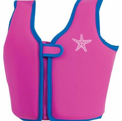 Girls Miss Zoggy Learn to Swim Jacket - Pink, 4-5 Years
