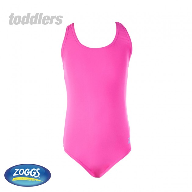 Girls Zoggs Bellambie Actionback Swimsuit - Pink