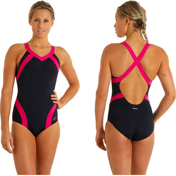 Zoggs Ladies Esperance X-Back Swimsuit AW10