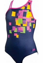 Zoggs Lennox Crossback Girls Swimsuit