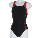 Zoggs Nike Fastback Vector Ladies Black/Red/Silver 38