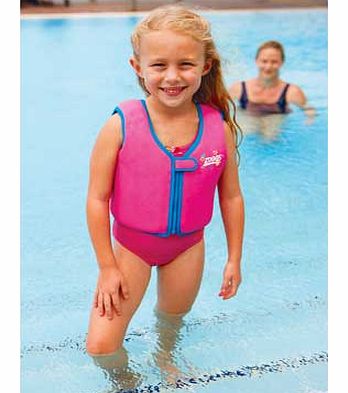 Zoggs Pink Swim Jacket - 4-5 Years