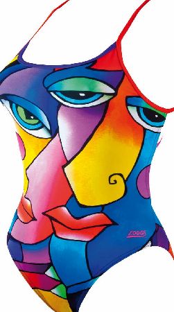 Zoggs Womens Art Attack Starback Swimsuit AW15