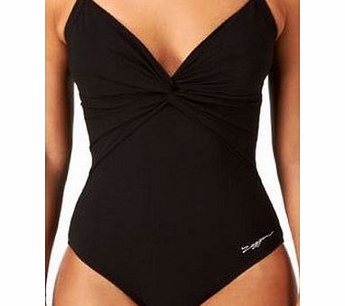 Zoggs Womens Zoggs Monochrome Retro Scoopback