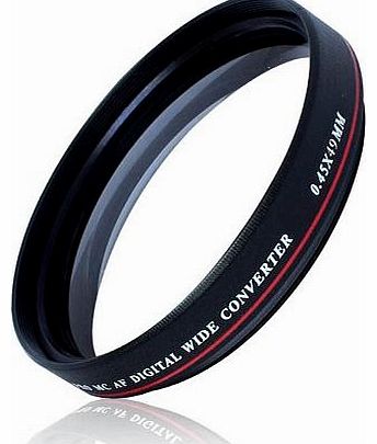 Zomei Ultra Slim Multi-Coated AGC Optical Glass 0.45x Wide Angle Lens - 49mm