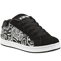 Zoo York Male Zoo York Fulton Leather Upper Skate in Black and White