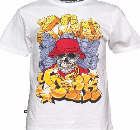 Mens Breakbeats B-Boy T-Shirt White