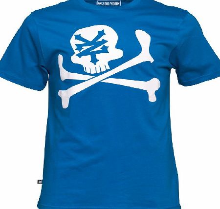 ZOO YORK Mens Staten Bones T-Shirt Princess Blue