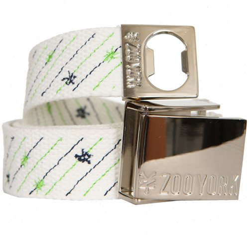 Zoo York Mens Zoo York Cracker Slub Belt White