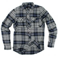 Mens Zoo York Creepshow Flannel Shirt Black