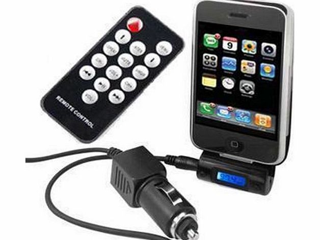Zooinc Pro 3 in 1 Handsfree Car Kit Charger and FM Transmitter for Apple iPhone and iPod
