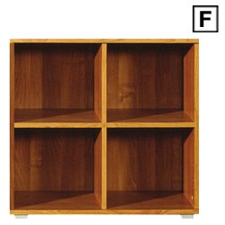 ` Office Furniture Small Bookcase - Alder